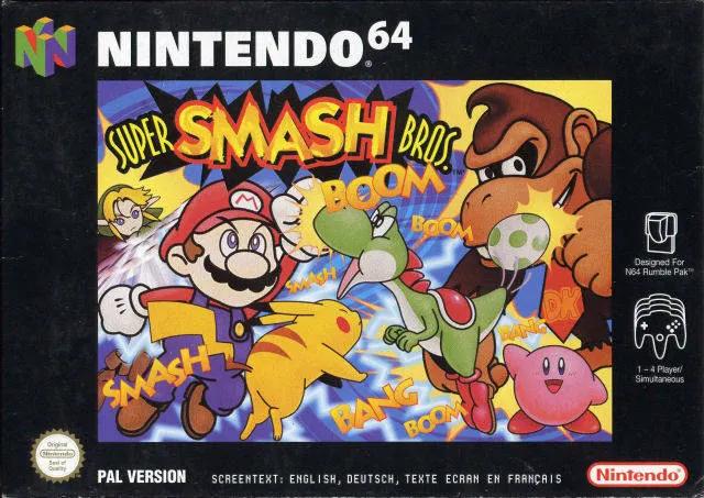 Game | Nintendo N64 | Super Smash Bros. Physical Video Games Game Nintendo