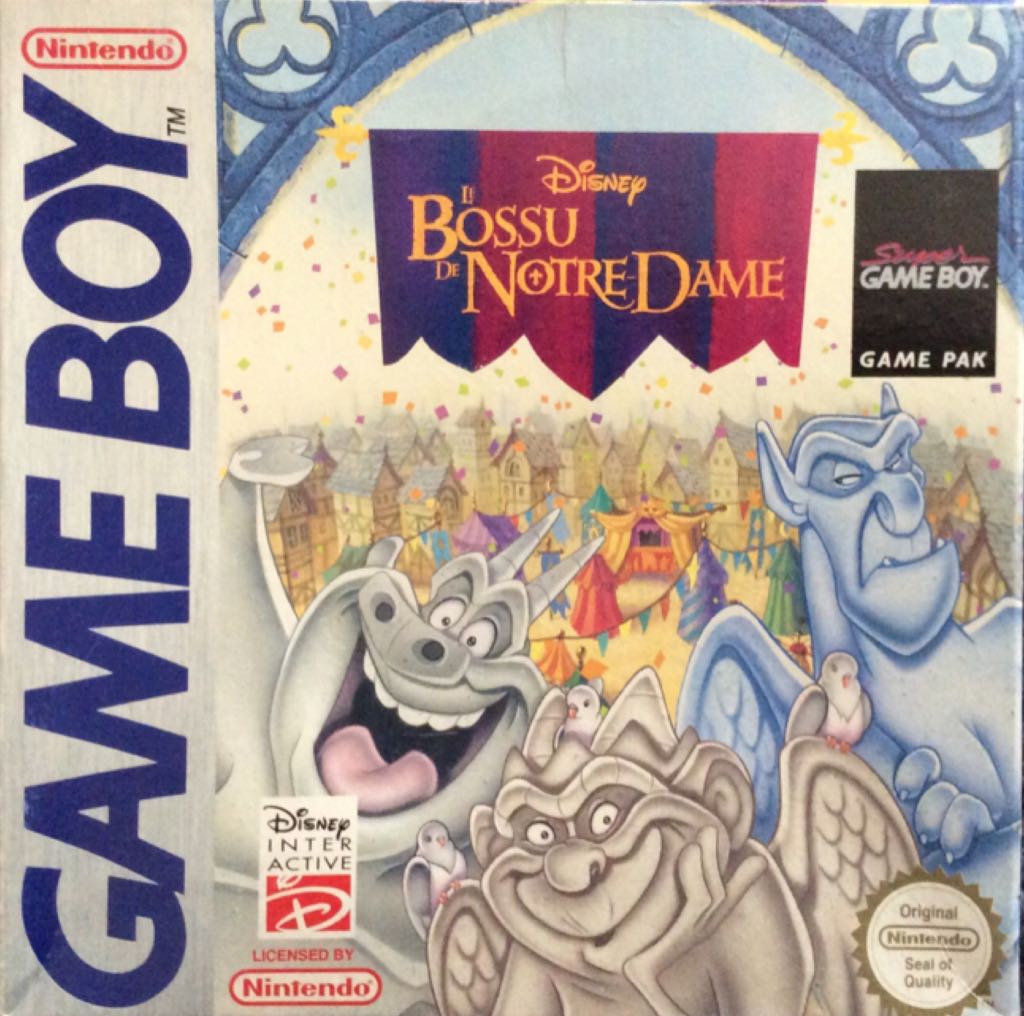 Game | Nintendo Game Boy GB | Hunchback Of Notre Dame