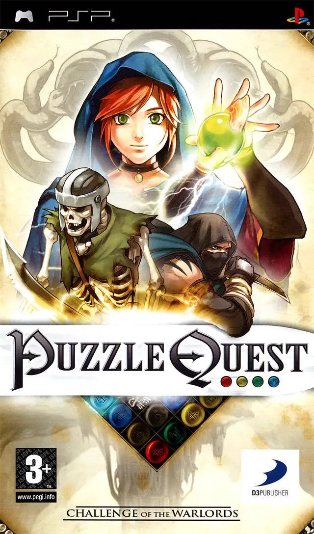 Game | Sony PSP | Puzzle Quest: Challenge Of The Warlords Physical Video Games Game Sony