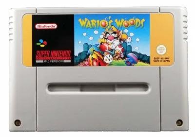Game | Super Nintendo SNES | Wario's Woods Physical Video Games Game Nintendo