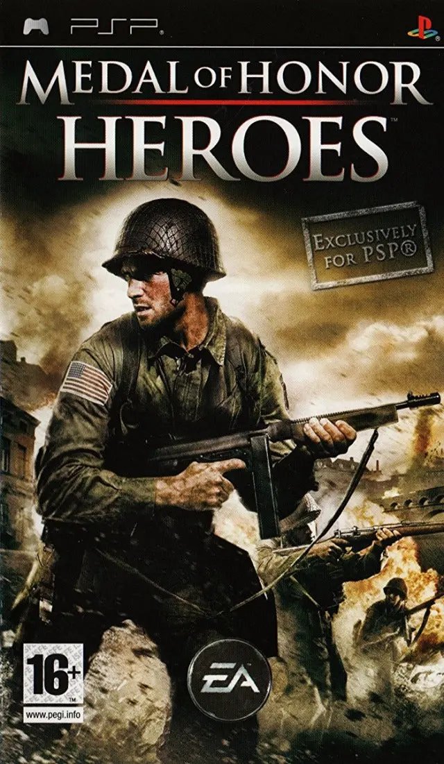 Game | Sony PSP | Medal Of Honor: Heroes Physical Video Games Game Sony