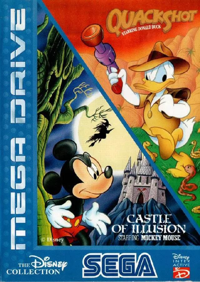 Game | Sega Mega Drive | Quack Shot & Castle Of Illusion Physical Video Games Game Sega