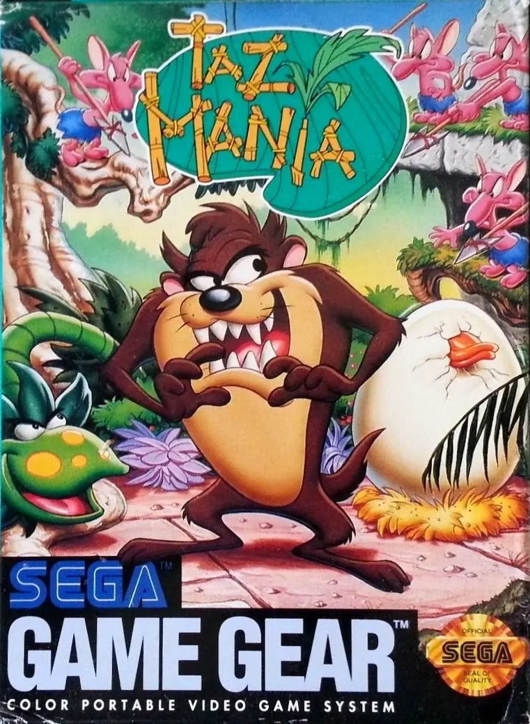Game | Sega Game Gear | Taz Mania Physical Video Games Game Sega