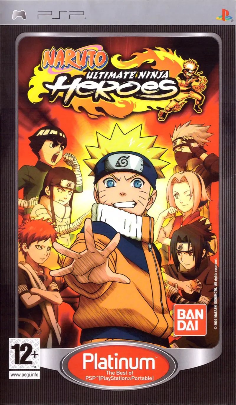 Game | Sony PSP | Naruto: Ultimate Ninja Heroes (Platinum) Physical Video Games Game Sony