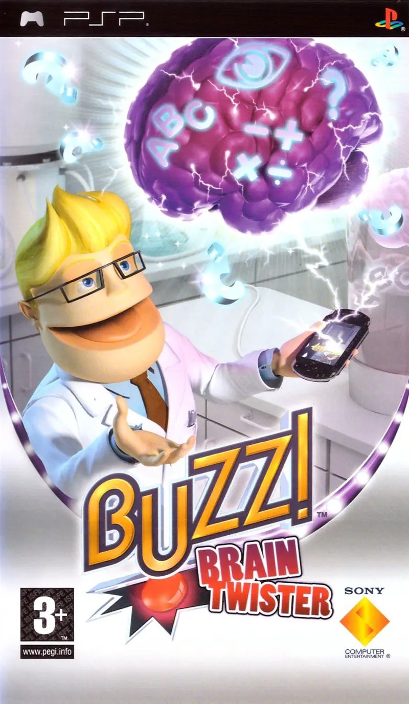 Game | Sony PSP | Buzz: Brain Twister Physical Video Games Game Sony