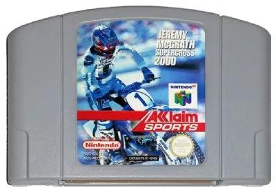 Game | Nintendo N64 | Jeremy McGrath Supercross 2000 Physical Video Games Game Nintendo