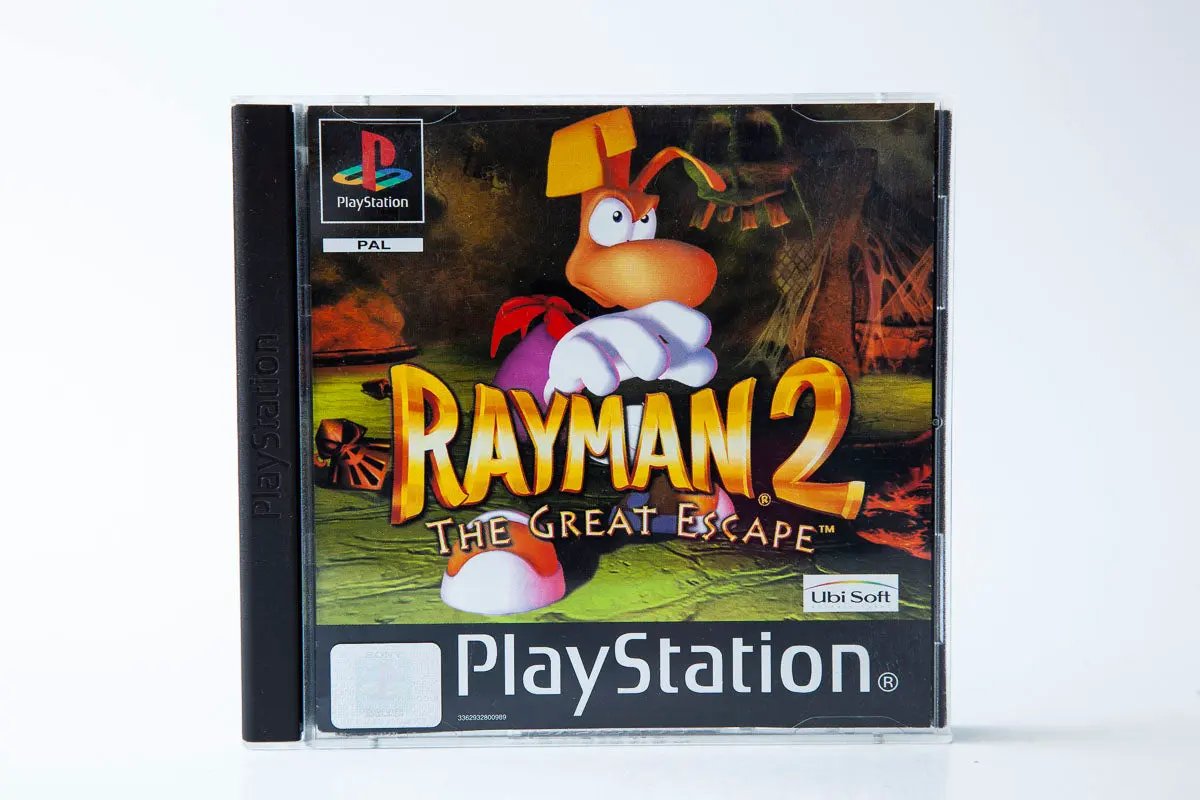 Game | Sony PlayStation PS1 | Rayman 2 The Great Escape (Platinum) Physical Video Games Game Sony