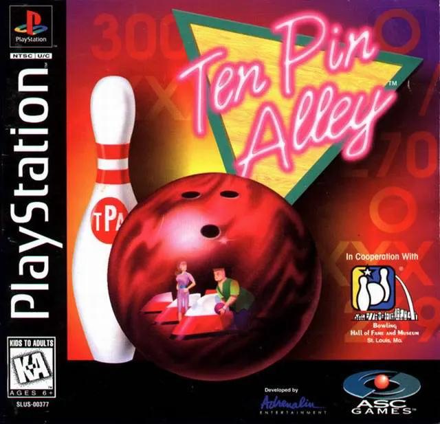 Game | Sony PlayStation PS1 | Ten Pin Alley Physical Video Games Game Sony