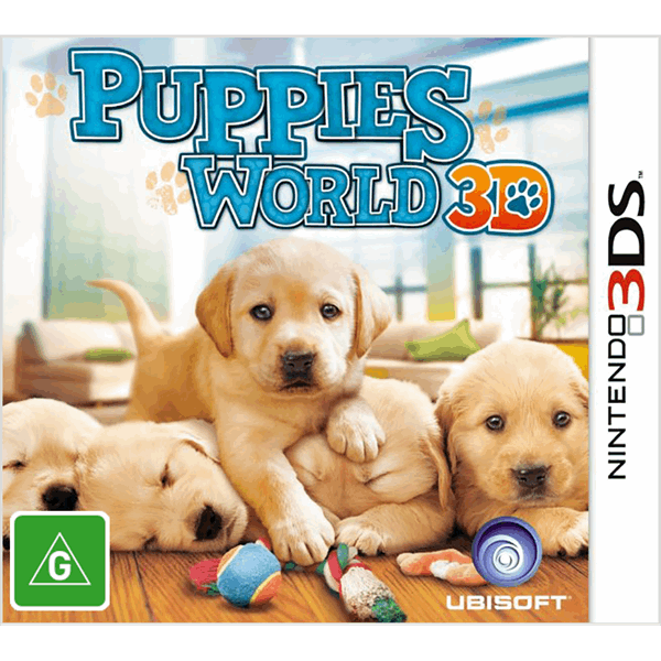 Game | Nintendo 3DS | Puppies World 3D Physical Video Games Game Nintendo