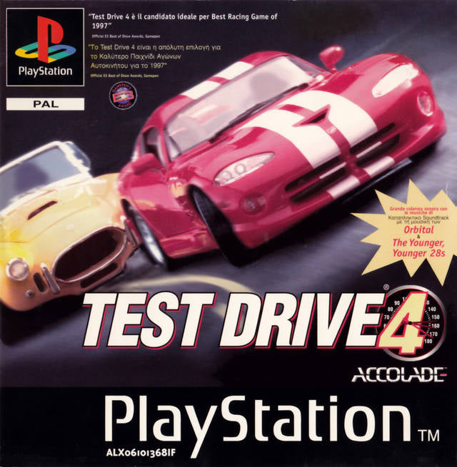 Game | Sony PlayStation PS1 | Test Drive 4