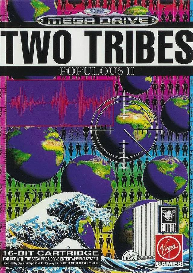 Game | Sega Mega Drive | Two Tribes: Populous II Physical Video Games Game Sega
