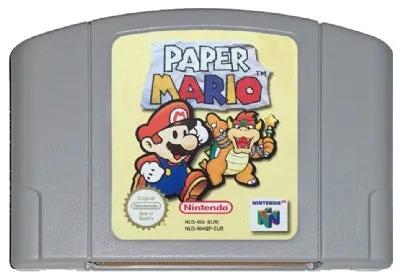 Game | Nintendo N64 | Paper Mario Physical Video Games Game Nintendo