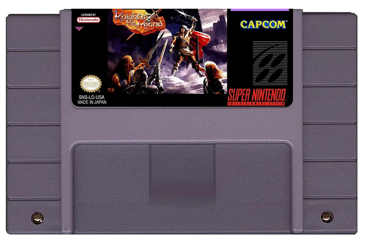 Game | Super Nintendo SNES | Knights Of The Round Physical Video Games Game Nintendo