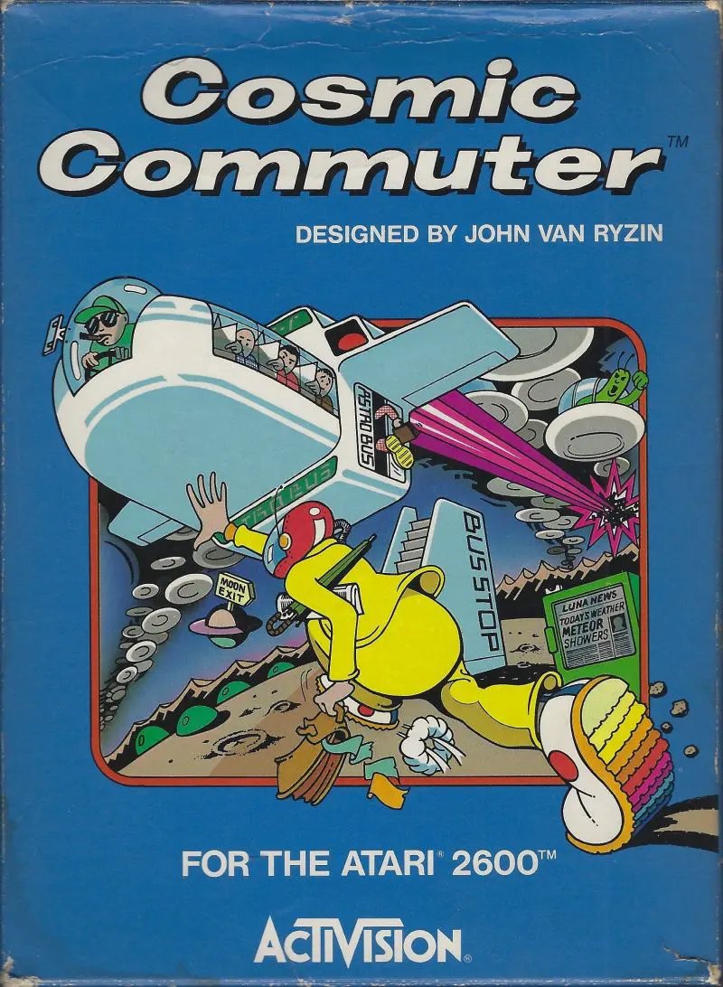 Game | Atari 2600 | Cosmic Commuter Physical Video Games Game Atari