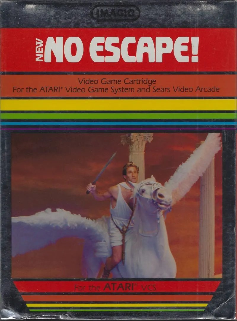 Game | Atari 2600 | No Escape! Physical Video Games Game Atari