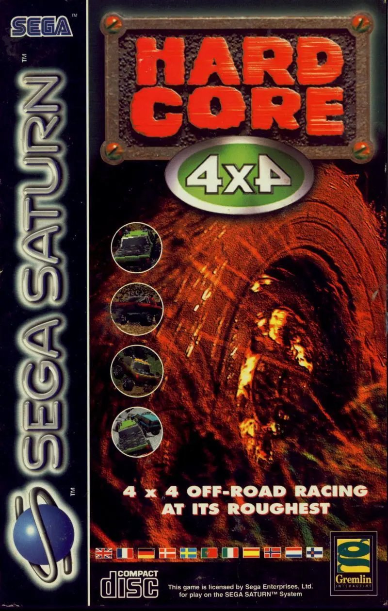 Game | Sega Saturn | Hardcore 4X4 Physical Video Games Game Sega