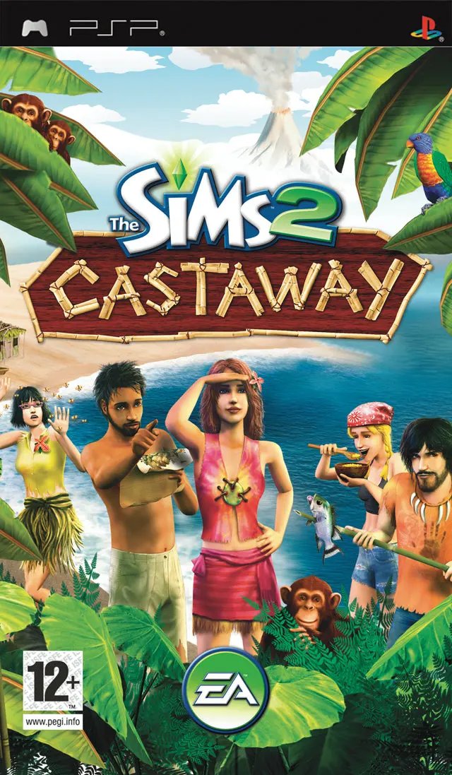 Game | Sony PSP | The Sims 2: Castaway Physical Video Games Game Sony