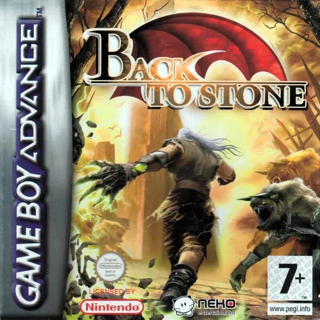 Game | Nintendo Game Boy Advance GBA | Back To Stone Physical Video Games Game Nintendo