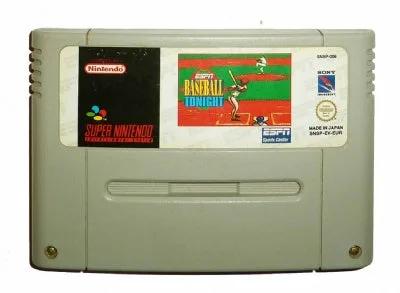 Game | Super Nintendo SNES | ESPN Baseball Tonight Physical Video Games Game Nintendo