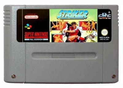 Game | Super Nintendo SNES | Striker Physical Video Games Game Nintendo
