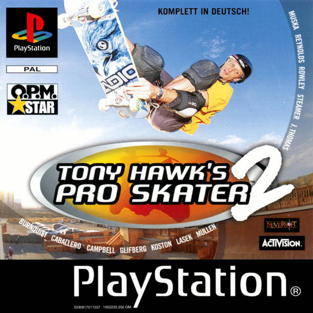 Game | Sony PlayStation PS1 | Tony Hawk's Pro Skater 2