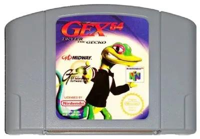 Game | Nintendo N64 | Gex 64 Physical Video Games Game Nintendo