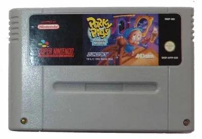 Game | Super Nintendo SNES | Porky Pig's Haunted Holiday Physical Video Games Game Nintendo