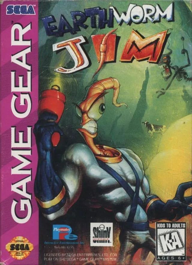 Game | Sega Game Gear | Earthworm Jim Physical Video Games Game Sega