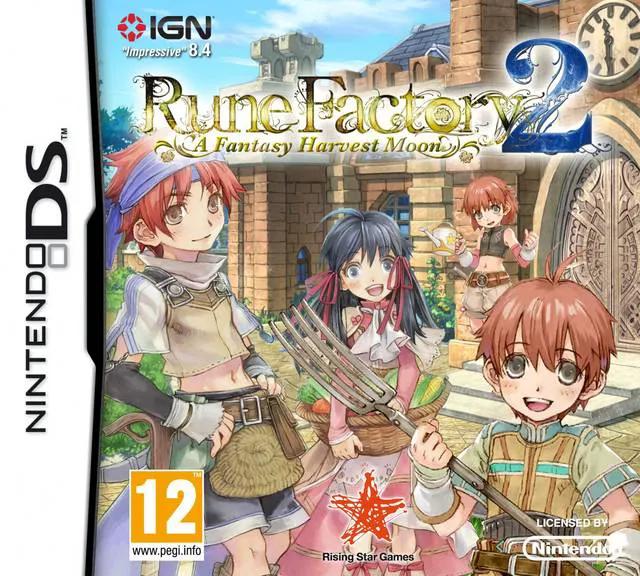 Game | Nintendo DS | Rune Factory 2 Physical Video Games Game Nintendo