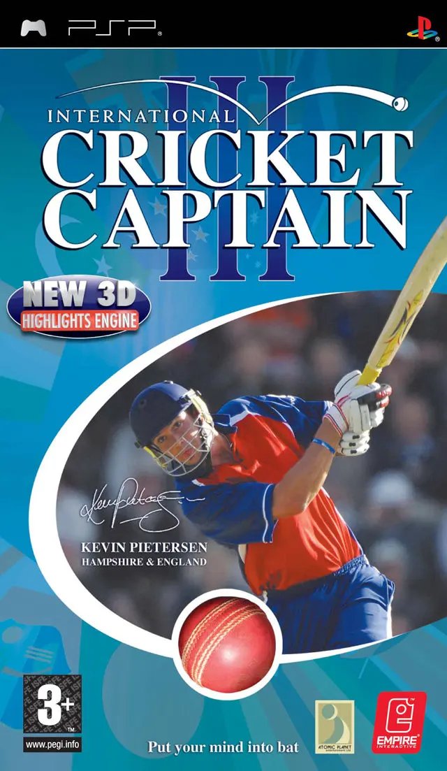 Game | Sony PSP | International Cricket Captain III Physical Video Games Game Sony