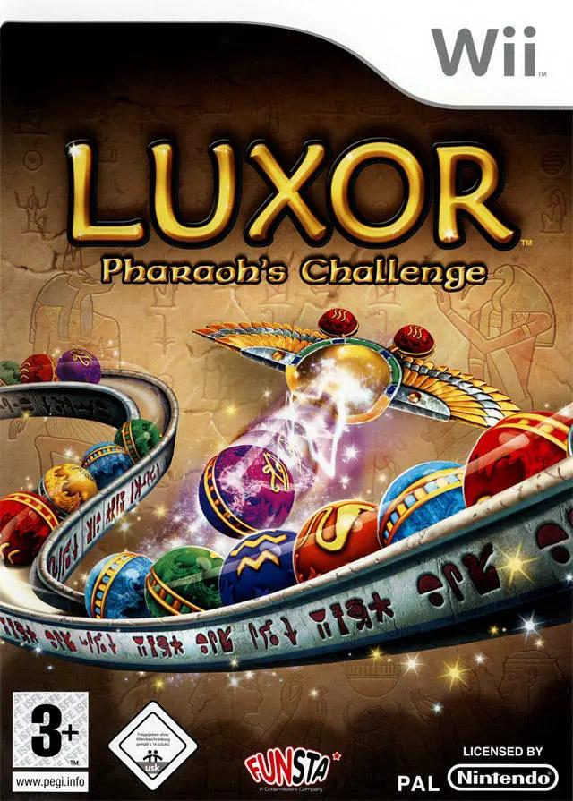 Game | Nintendo Wii | Luxor: Pharaoh's Challenge Physical Video Games Game Nintendo