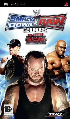 Game | Sony PSP | WWE SmackDown Vs. Raw 2008 Physical Video Games Game Sony