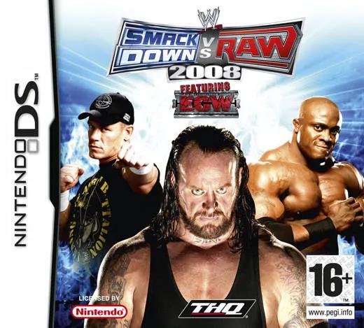 Game | Nintendo DS | WWE Smackdown Vs. Raw 2008 Physical Video Games Game Nintendo