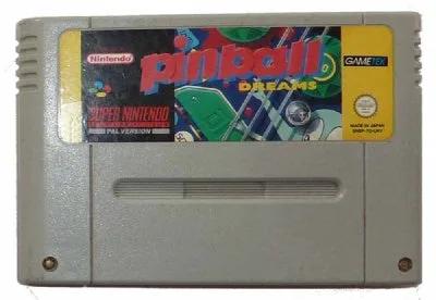 Game | Super Nintendo SNES | Pinball Dreams Physical Video Games Game Nintendo