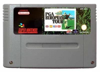 Game | Super Nintendo SNES | PGA European Tour Physical Video Games Game Nintendo