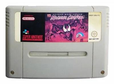 Game | Super Nintendo SNES | Spiderman Maximum Carnage Physical Video Games Game Nintendo