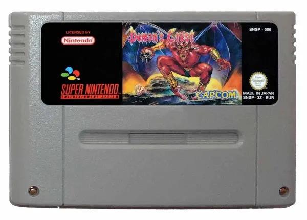 Game | Super Nintendo SNES | Demon's Crest Physical Video Games Game Nintendo