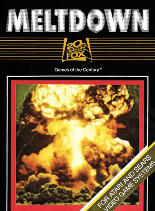 Game | Atari 2600 | Meltdown Physical Video Games Game Atari
