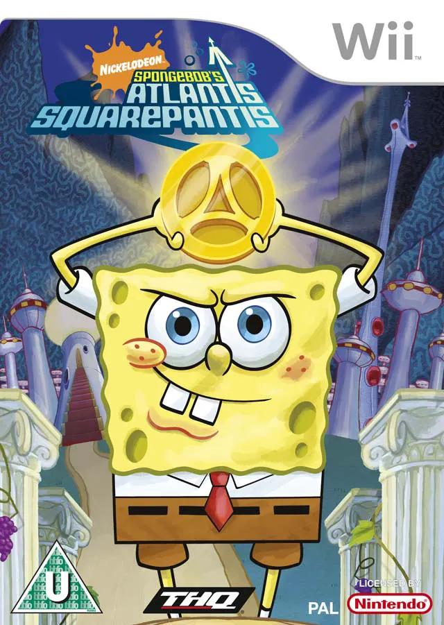 Game | Nintendo Wii | SpongeBob's Atlantis SquarePantis Physical Video Games Game Nintendo