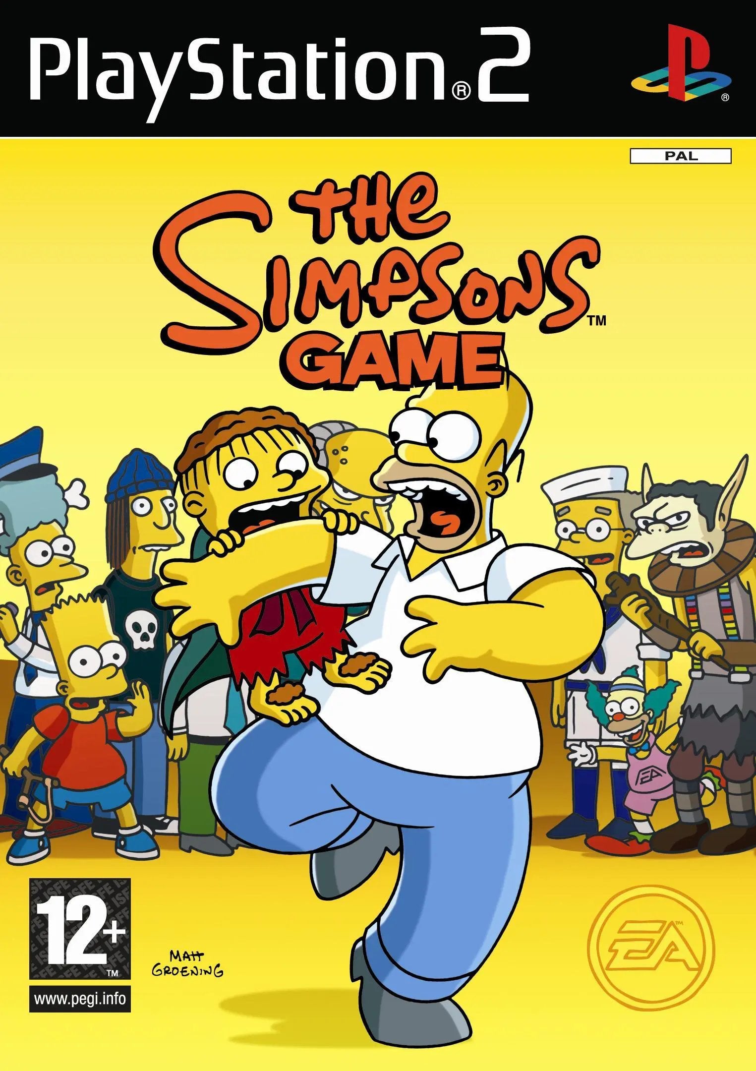 Game | Sony PlayStation PS2 | The Simpsons Game Physical Video Games Game Sony