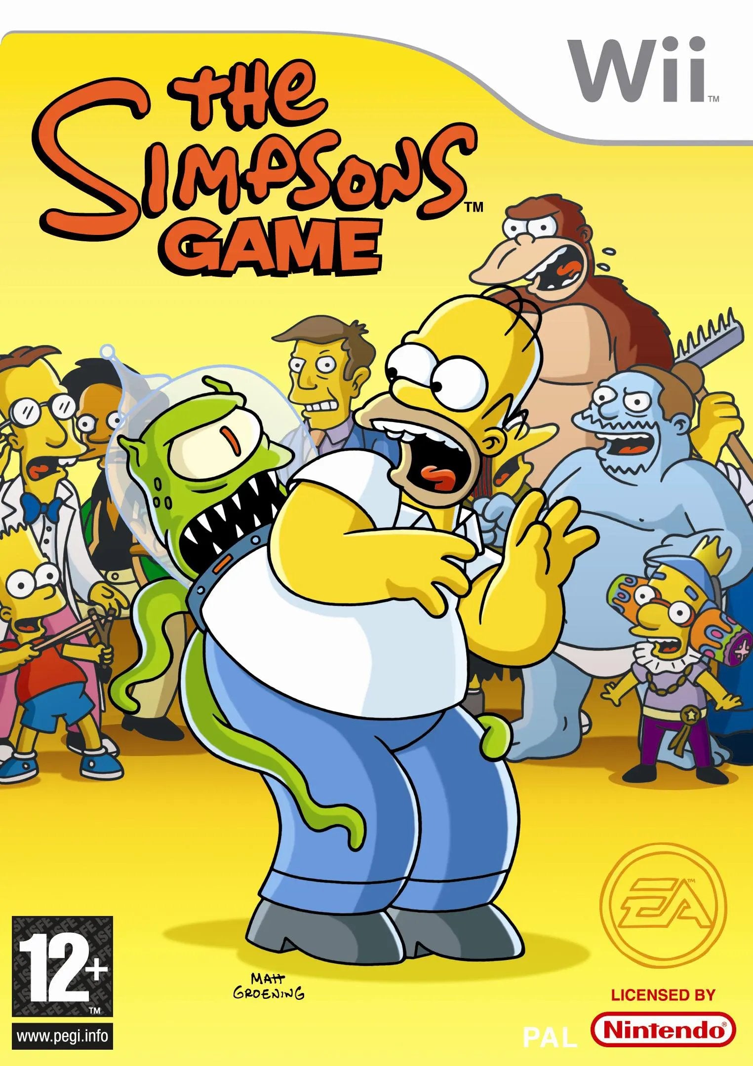Game | Nintendo Wii | The Simpsons Game Physical Video Games Game Nintendo