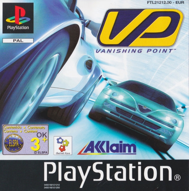 Game | Sony PlayStation PS1 | Vanishing Point