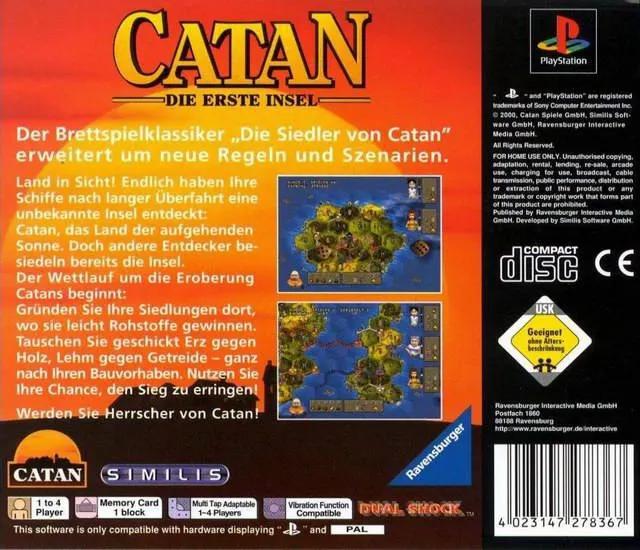 Game | Sony PlayStation PS1 | Catan Die Erste Insel Physical Video Games Game Sony