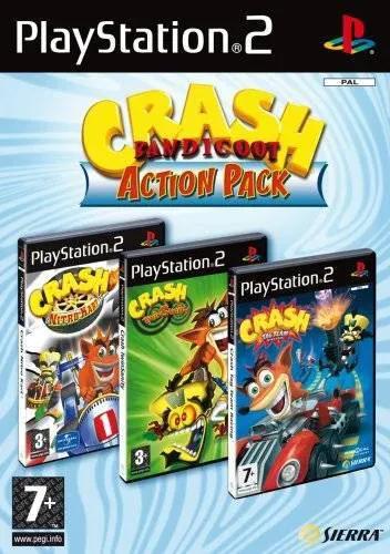 Game | Sony PlayStation PS2 | Crash Bandicoot Action Pack Physical Video Games Game Sony