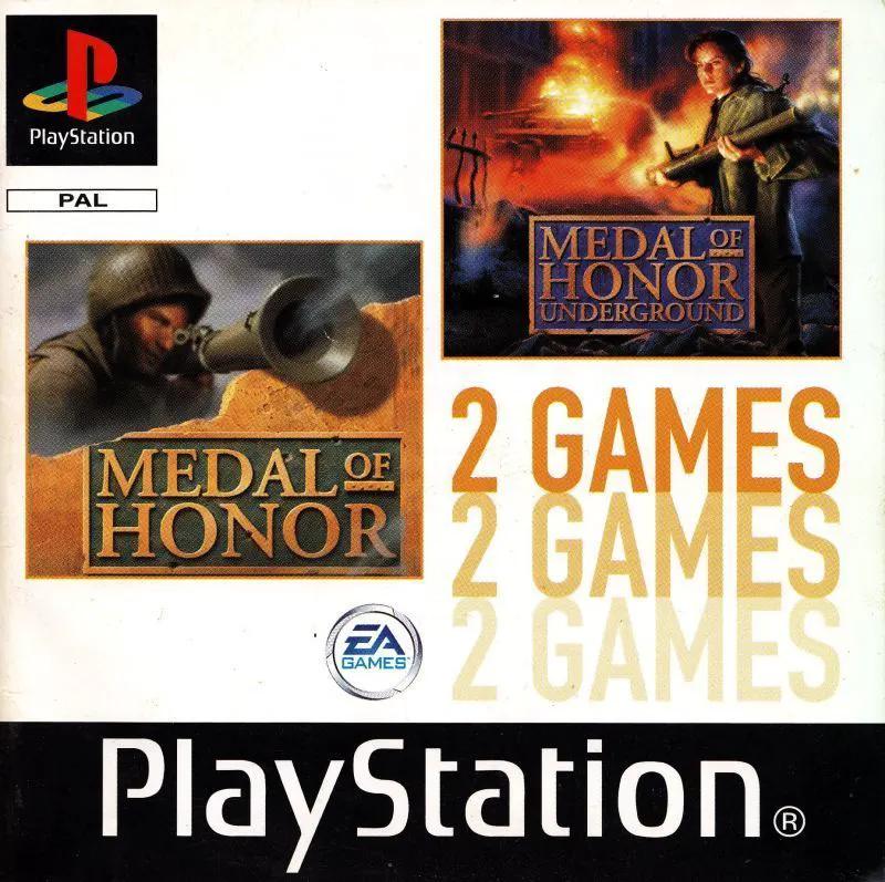 Game | Sony PlayStation PS1 | Medal Of Honor & Medal Of Honor Underground Physical Video Games Game Sony