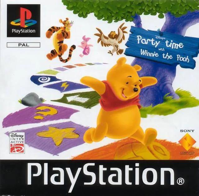 Game | Sony PlayStation PS1 | Disney's Party Time With Winnie The Pooh Physical Video Games Game Sony