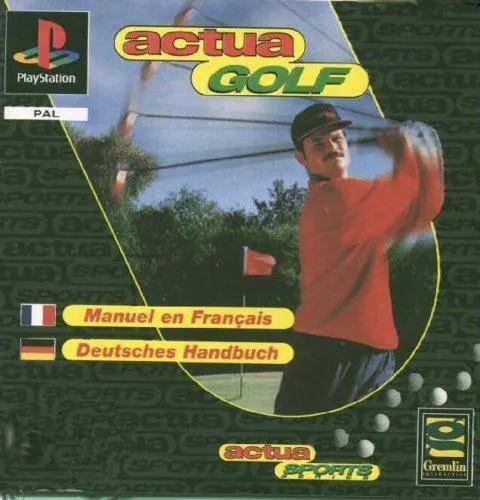 Game | Sony PlayStation PS1 | Actua Golf Physical Video Games Game Sony