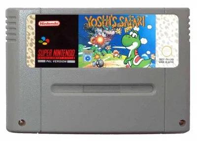 Game | Super Nintendo SNES | Yoshi's Safari Physical Video Games Game Nintendo