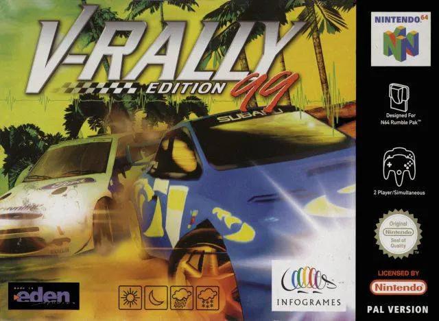 Game | Nintendo N64 | V-Rally Edition 99 Physical Video Games Game Nintendo