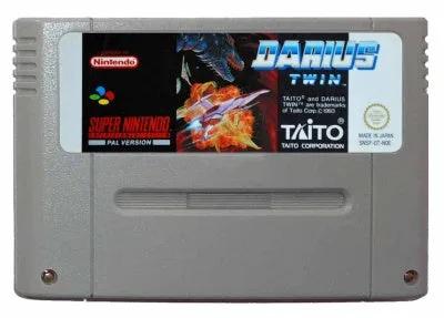 Game | Super Nintendo SNES | Darius Twin Physical Video Games Game Nintendo